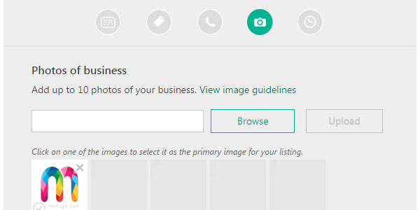 Add up to 10 Photos of your Business and Premises